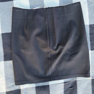 french kyss Black Fitted Mini Skirt